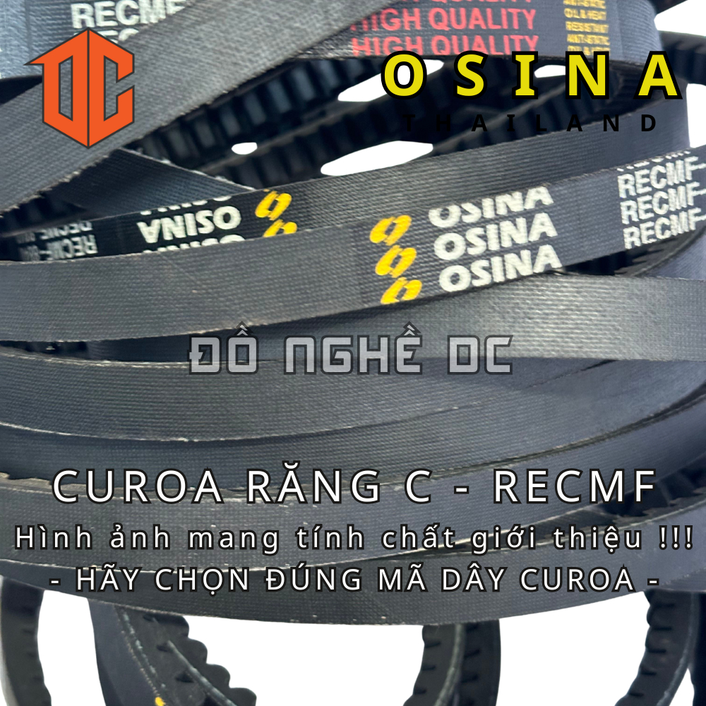 Dây curoa RECMF OSINA - Thailand C85 C85 C66 C60 C42 C53 C36 C59 C63 C97 C53 C88 C39 C41 C68 C24 C55