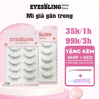  Mi giả gân trong Eyes Bling 99k 3H mi giả tự có thể tái sử dụng 2-3 lần 