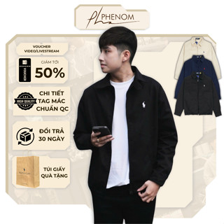  Áo khoác Ralph Lauren Thêu Ngựa QC Cao Cấp - Jacket Vải Kaki Dày Thanh Lịch Sang Trọng - PHENOM 