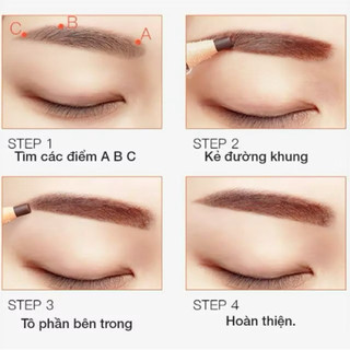 Chì xé kẻ mày Cosmetic Art Eyebrow Pencil