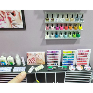 mô hình tiệm nails 1/12