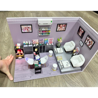 mô hình tiệm nails 1/12