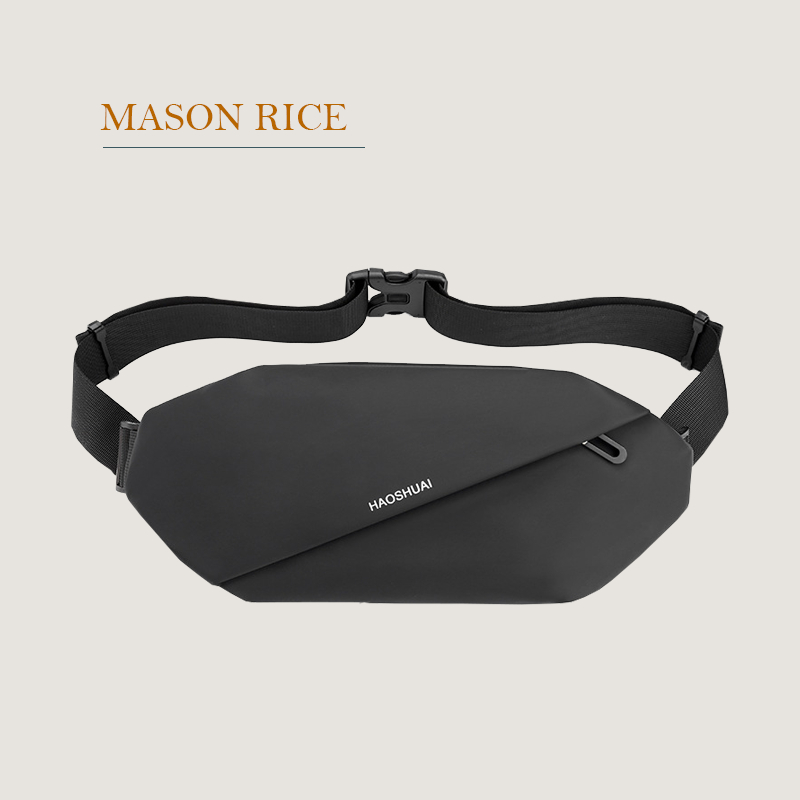 Túi đeo chéo nam, túi bao tử nam Mason Rice nhiều ngăn tiện lợi TC022