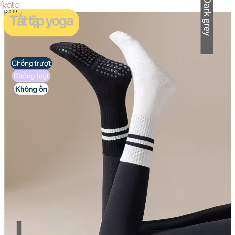 Tất Yoga chống trượt, vớ Pilates thể dục thể thao chạy nhảy dây 13049 | BigBuy360 - bigbuy360.vn
