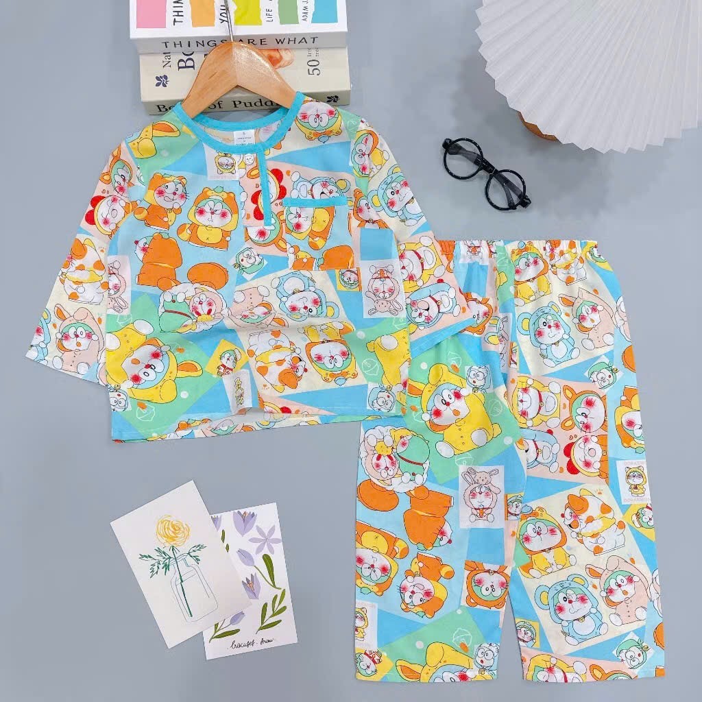 Đồ bộ tole, lanh tay dài quần dài bé trai, bộ lanh dài bé trai, bộ tole dài bé trai thỏ baby kids