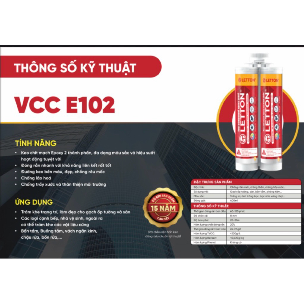 Keo Chít Mạch Epoxy Letton