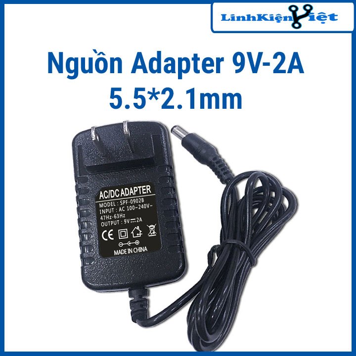 Nguồn Adapter 9V-2A 5.5*2.1mm