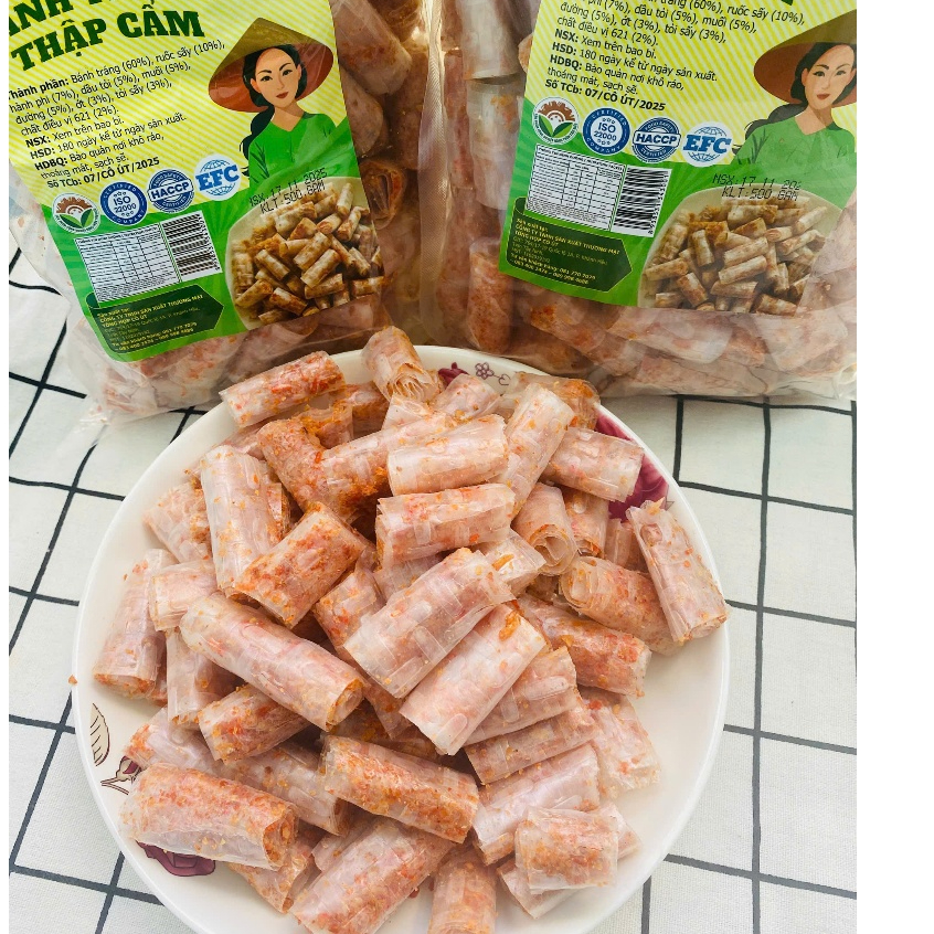 500g Bánh Tráng Trộn Sa tế cuộn thập cẩm