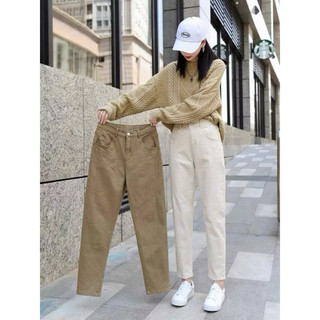 Quần baggy 9 tấc kaki co giãn
