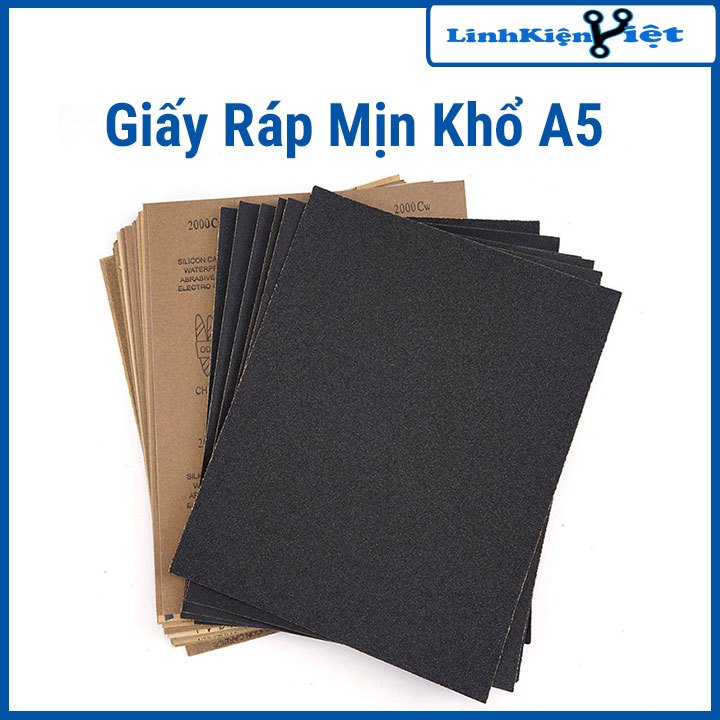 Giấy Ráp Mịn Khổ A5