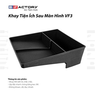  Khay tiện ích sau màn hình cho xe Vinfast VF3 Dán trực tiếp bằng keo chuyên dụng 3M 