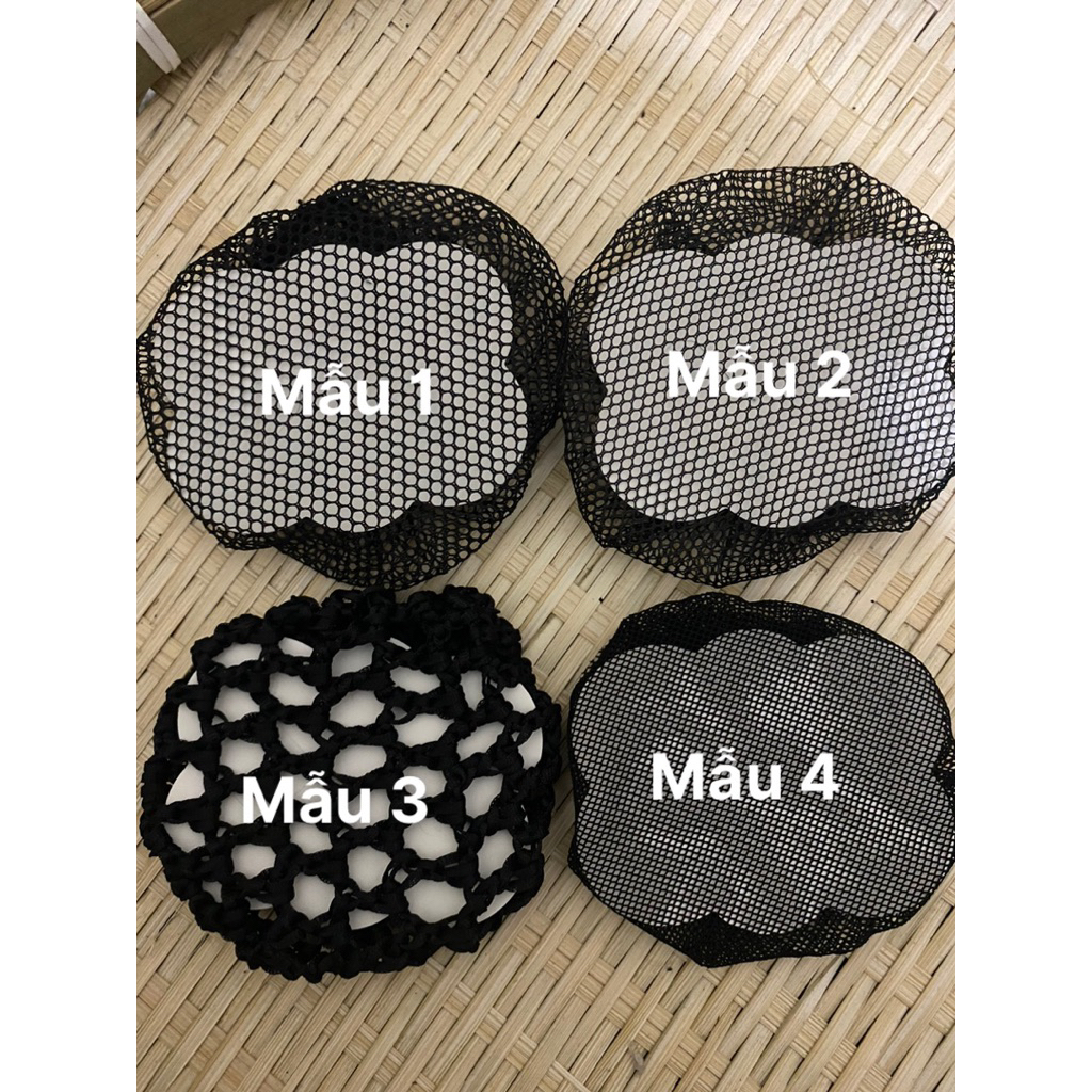 Búi lưới tóc, Rọ búi tóc, chụp tóc sau, búi tóc tiếp viên, lưới chụp tóc, lưới cột tóc ( 1 chiếc)