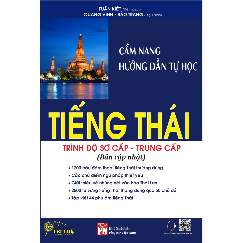 Sách - Cẩm nang hướng dẫn tự học tiếng Thái. Trình độ Sơ cấp - Trung cấp (Bản cập nhật)