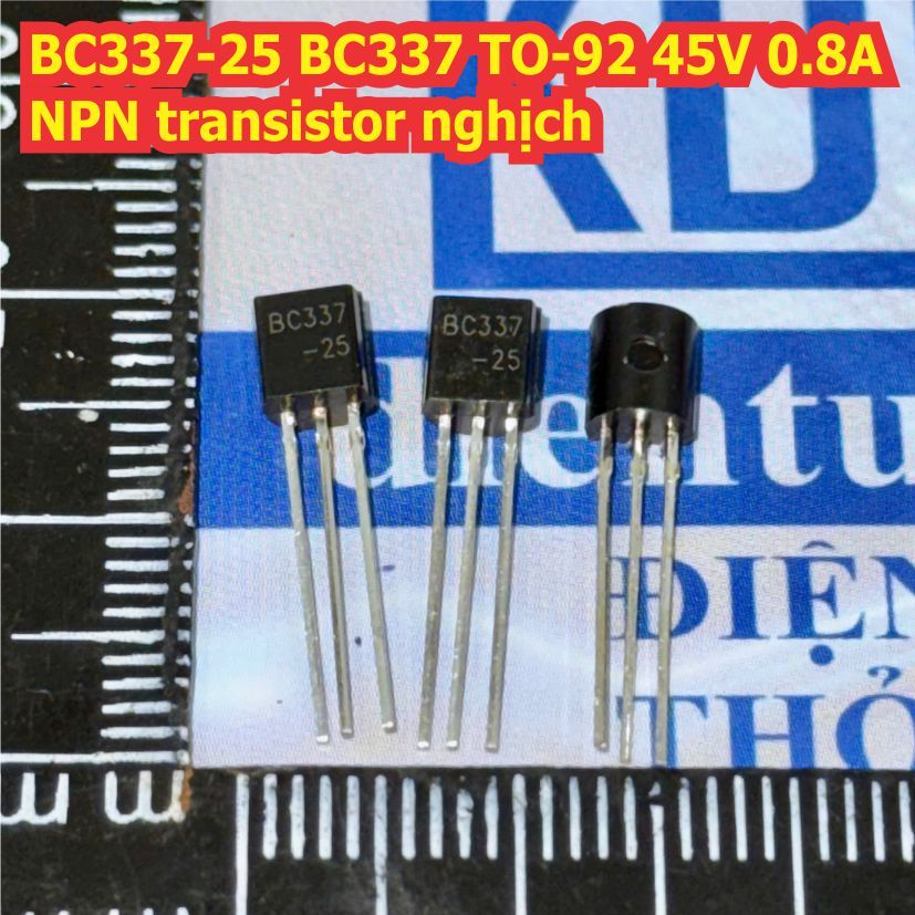 20 con BC337-25 BC337 25 TO-92 45V 0.8A NPN transistor nghịch kde1511