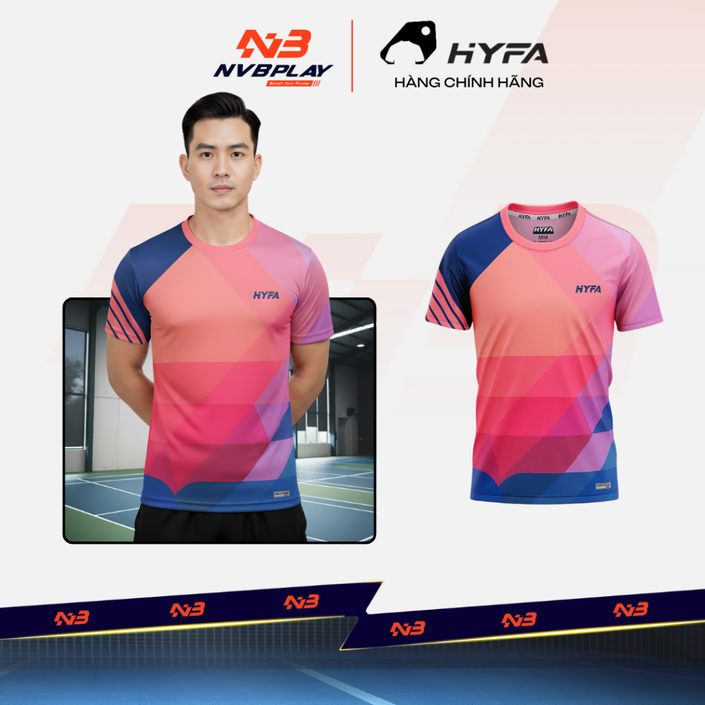 [CHÍNH HÃNG] Áo thể thao HYFA Salem - Áo Thoáng Mát, Giúp Thấm Hút Mồ Hôi Tốt