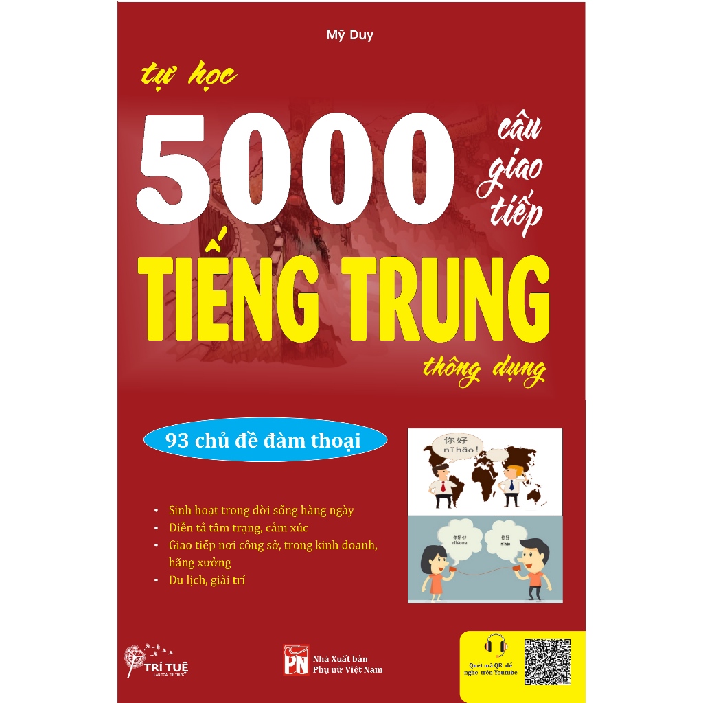 Sách - Tự học 5000 câu giao tiếp tiếng Trung thông dụng