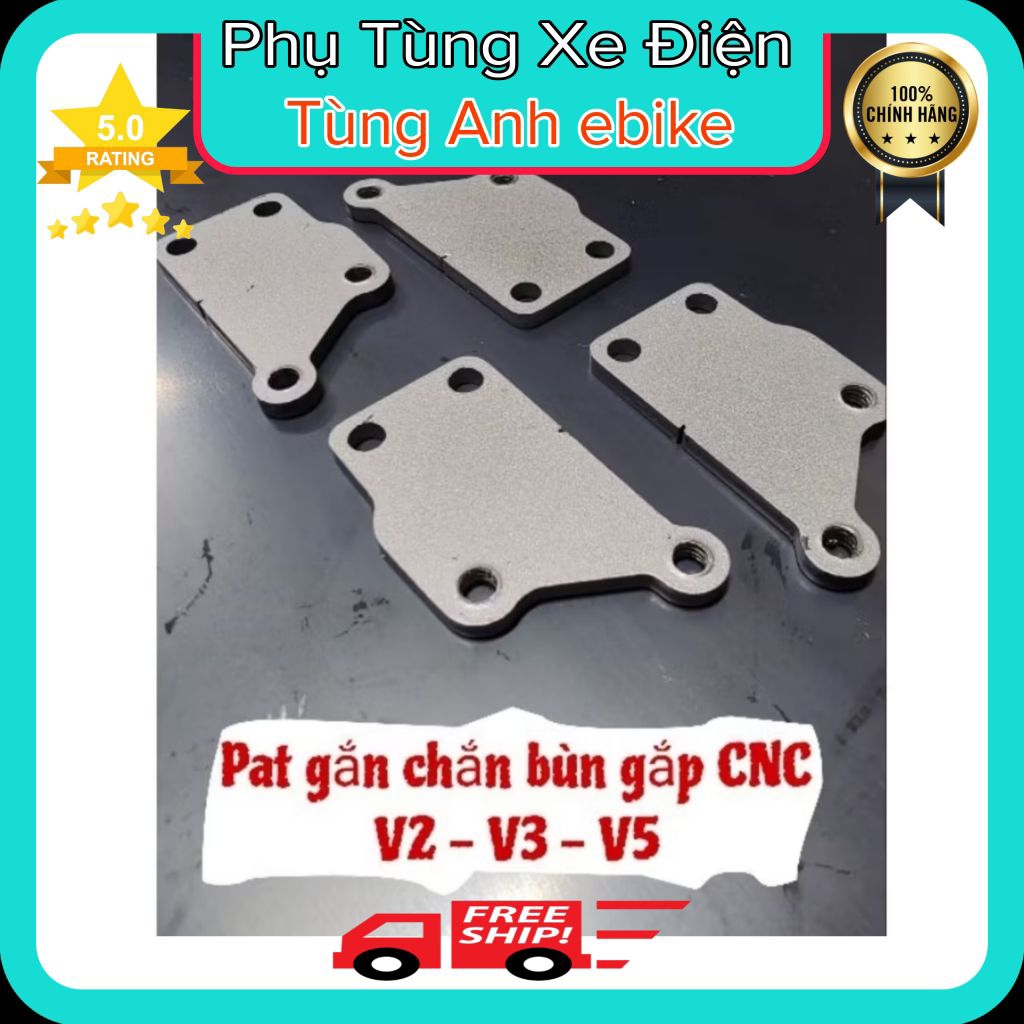 Pat gắn chắn bùn CNC cho gắp V2,V3,V5