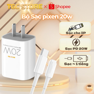  Bộ Sạc Nhanh Pixen PD 20W   Combo Củ & Cáp   sạc nhanh ổn định an toàn không nóng máy- CarePhones 