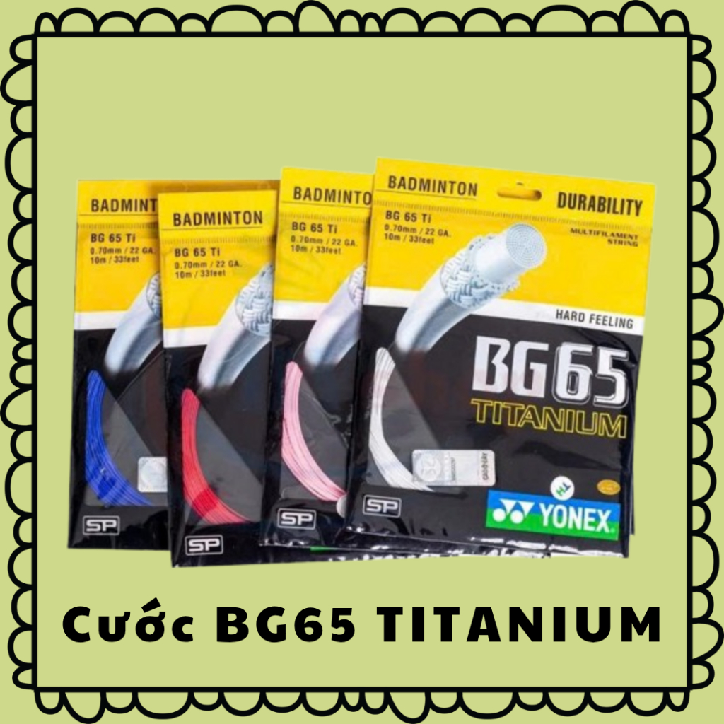 Cước YN Bg65Ti căng vợt cầu lông chịu lực cao