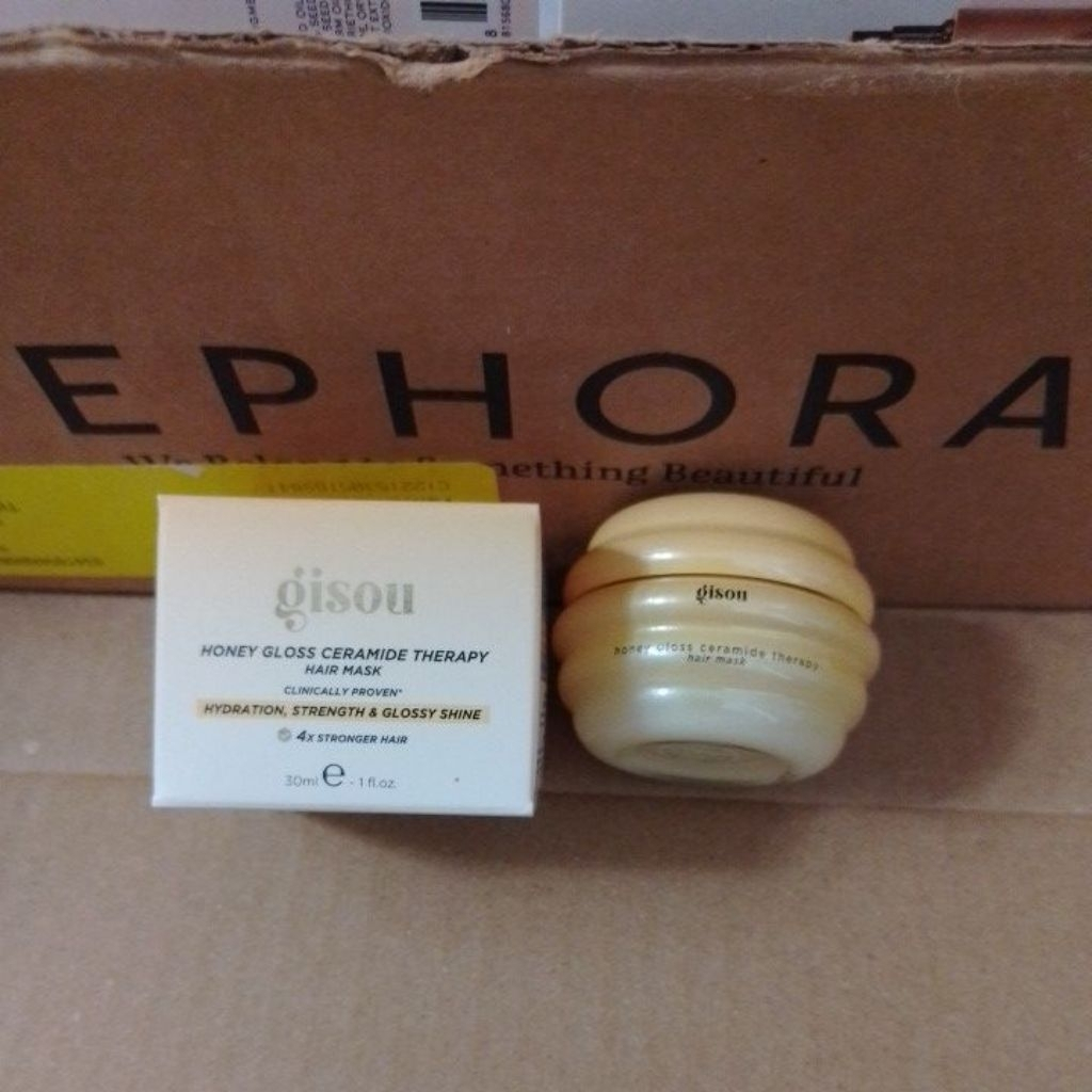 Mặt nạ ủ dưỡng ẩm tóc Gisou Honey Gloss Ceramide Therapy Hydrating Hair Mask