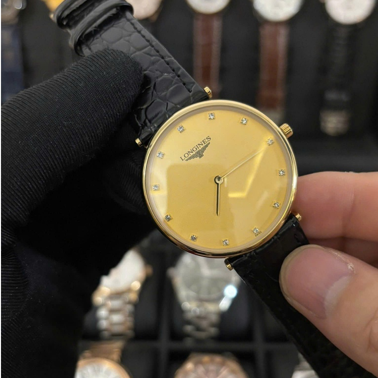 Đồng Hồ Nam Longiness Máy Pin Siêu Mỏng - Chống Nước 3atm