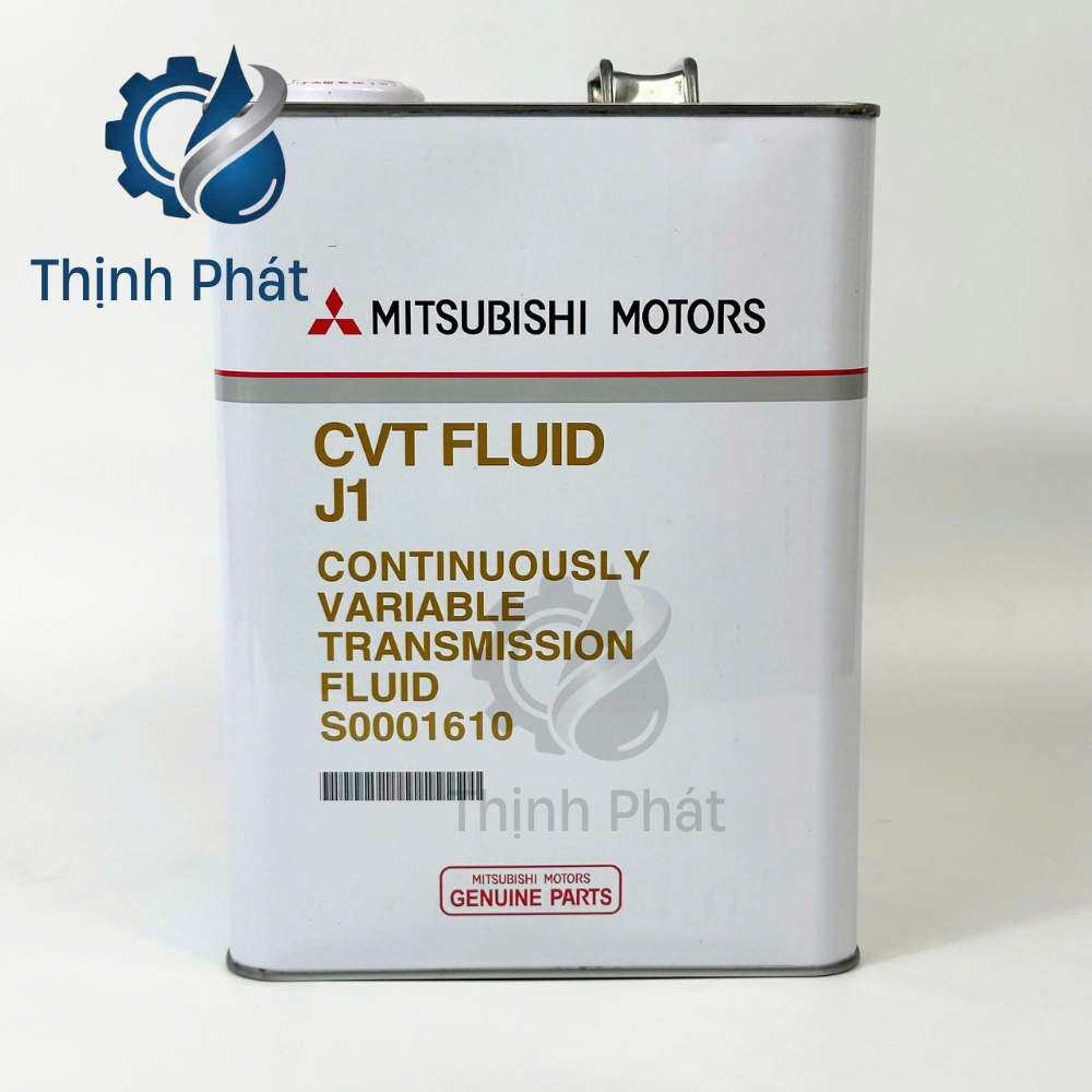 Dầu, nhớt hộp số tự động Mitsubishi CVT FLUID J1 (CVTF-J1) can 4 lít chính hãng, Mã: S0001610