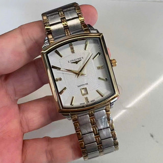 Đồng Hồ Nam Longiness Máy Pin - Dây Thép Đúc