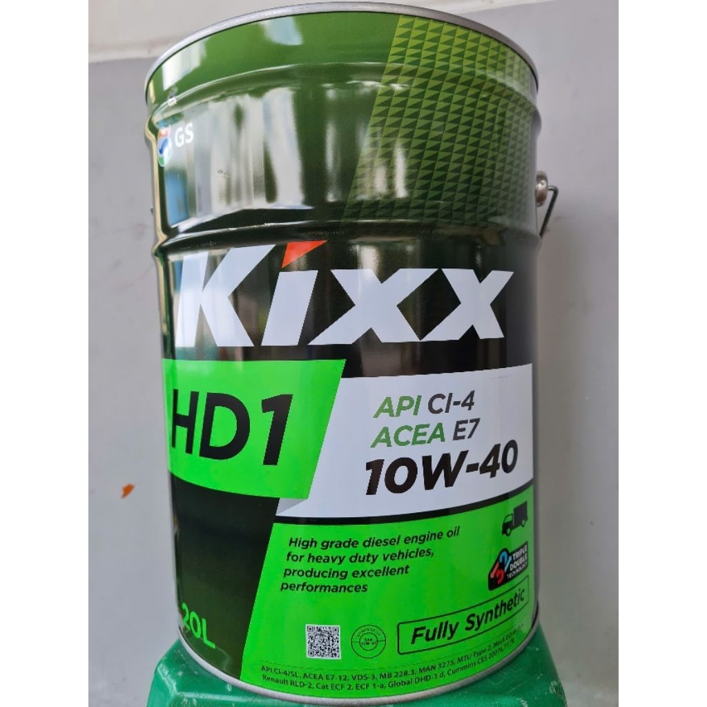 Nhớt Kixx HD1 CI-4 / E7 10W40 - 20L