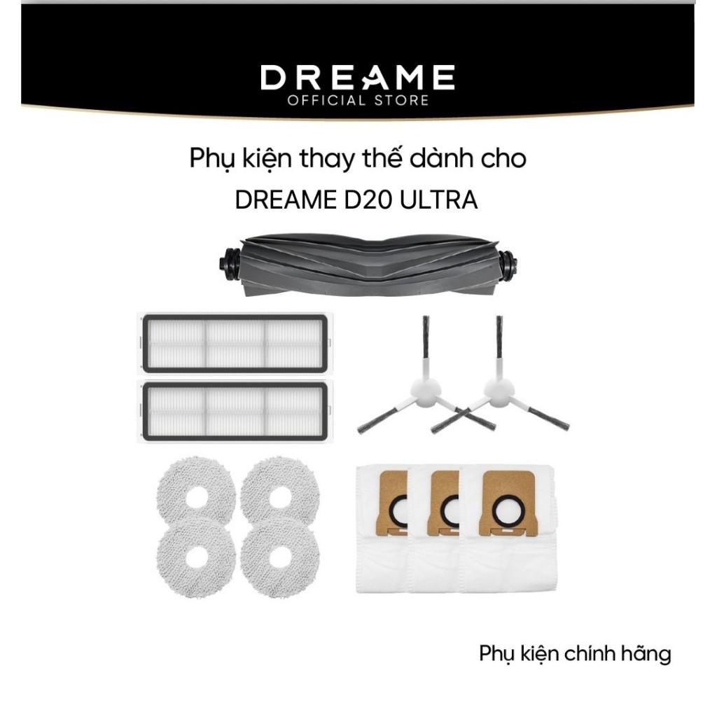Phụ kiện Dreame thay thế D20 Ultra - phụ kiện chính hãng