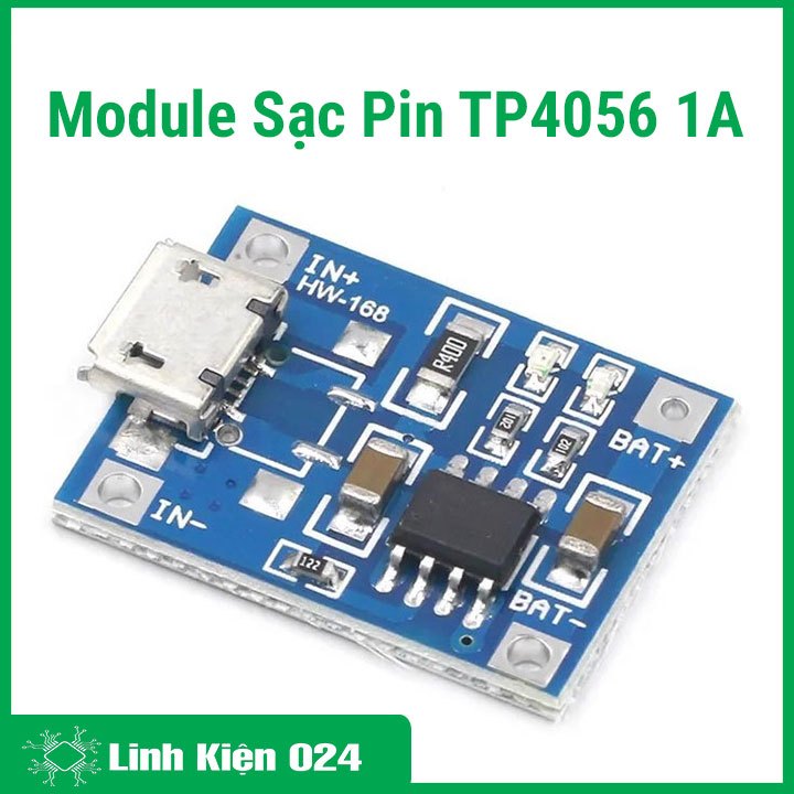 Module Sạc Pin TP4056 1A MicroUSB V1