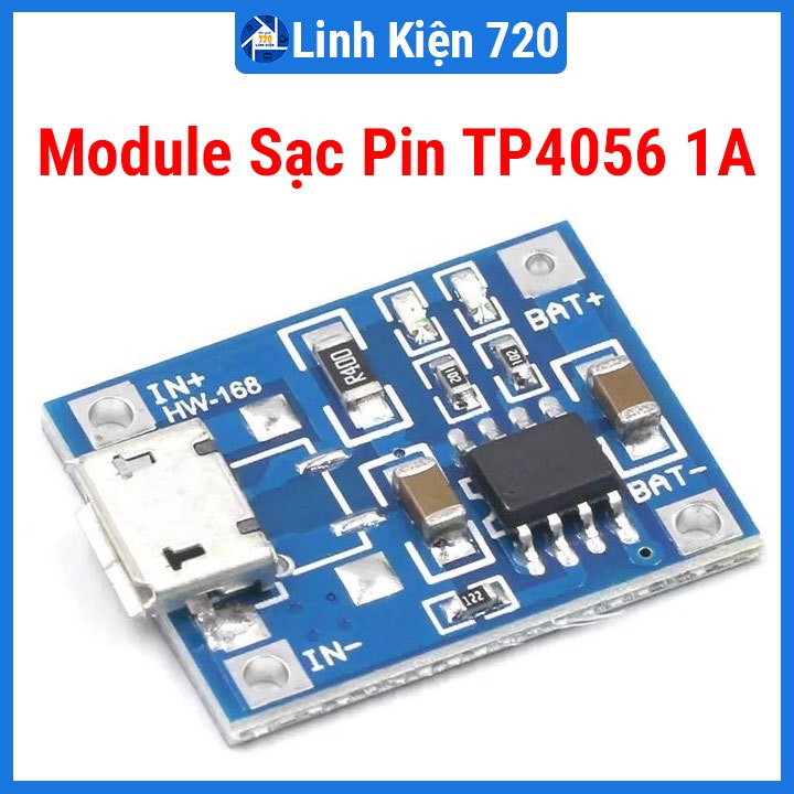 Module sạc pin TP4056 1A MicroUSB V1