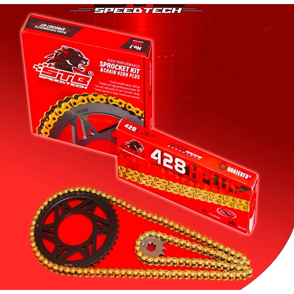 Bộ nhông sên dĩa 428HPlus STB dùng cho nhiều dòng xe máy thông dụng cao cấp