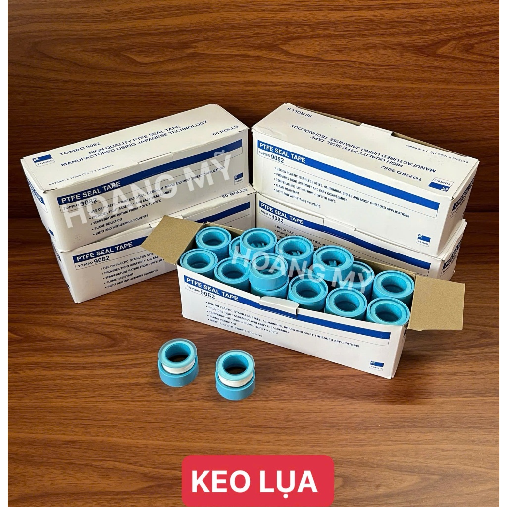 Hộp 60 cuộn băng tan, cao su non, keo lụa Tombo TOMBOCO  TOMLO made in Malaysia