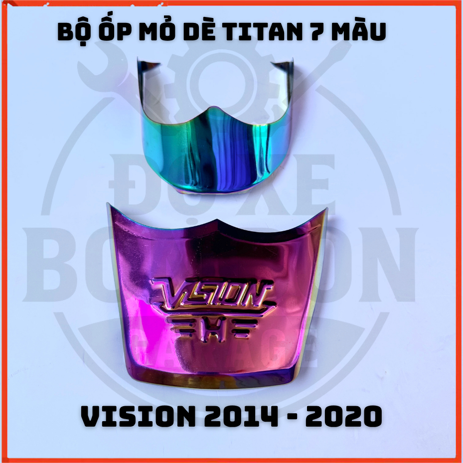 Bộ Ốp Mỏ Dè Vision 2014 - 2020 7 Màu Titan Bọc Mõm Dè Xe Vision 2014 - 2020