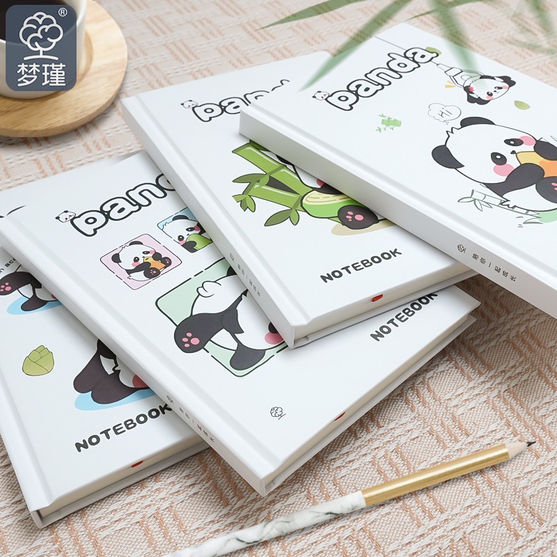 Sổ Tay Panda A5 Cute – Sổ Ghi Chép Gấu Trúc Dễ Thương A5 - Sổ Tay Panda A5 Kẻ Ngang Bìa Cứng