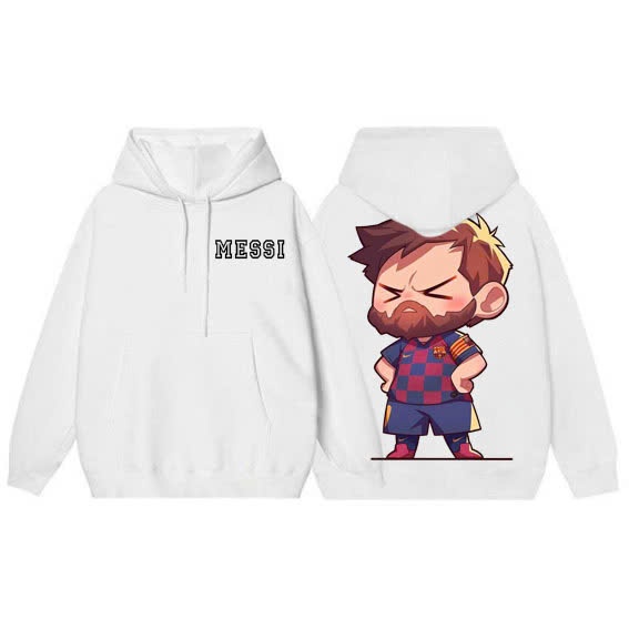 áo messi , áo hoodie messi - áo in hình chipi messi
