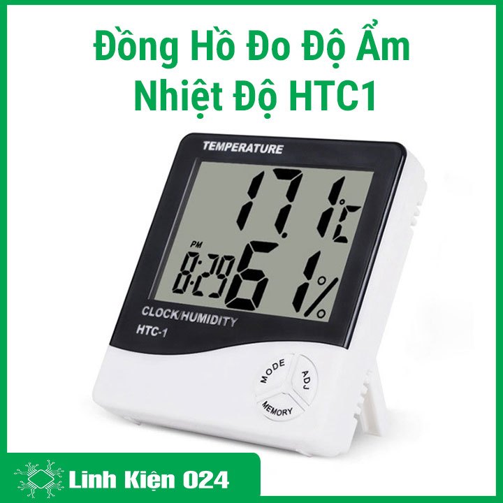 Đồng hồ đo độ ẩm - nhiệt độ HTC1