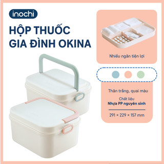  Hộp đựng  tủ đựng thuoc gia đình Okina  nhỏ gọn  tiện dụng Inochi 