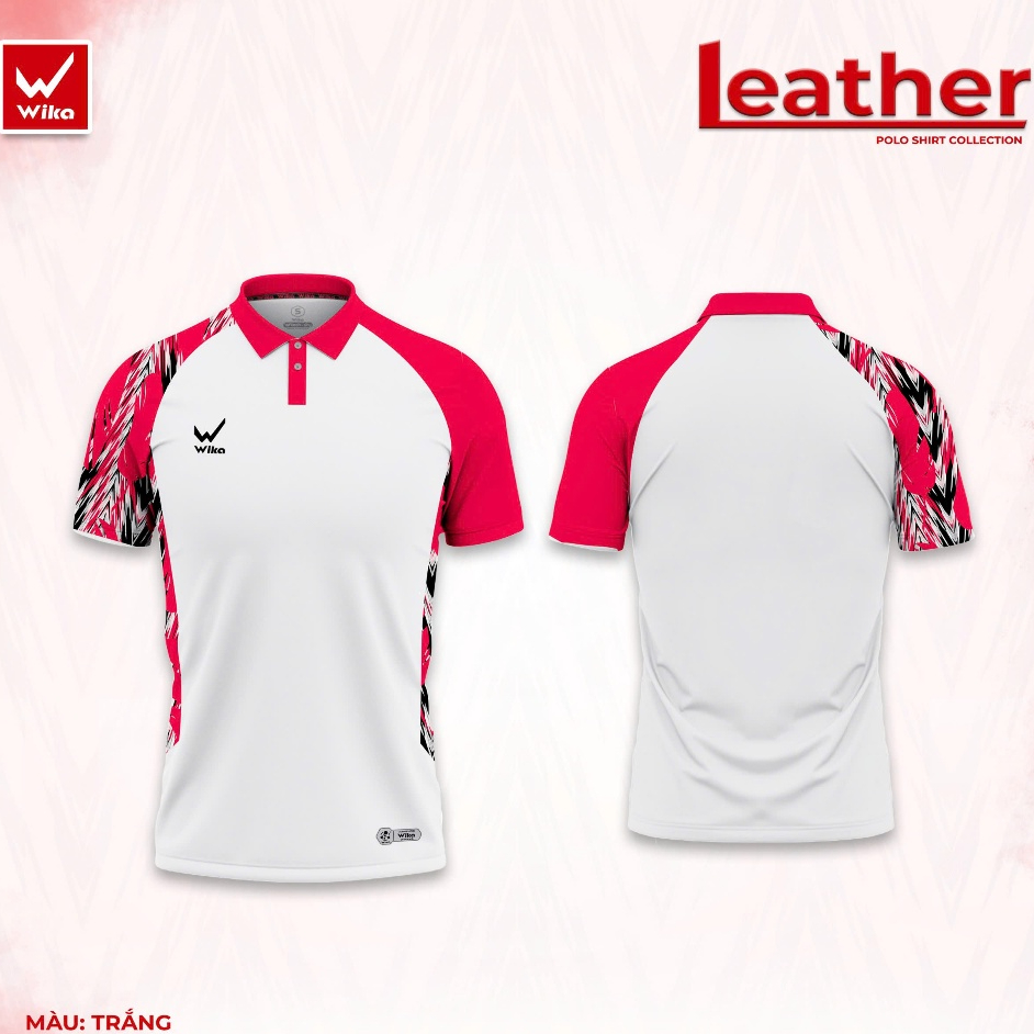 Wika Áo Polo Thể Thao Wika Leather Co Giãn 4 Chiều Thấm Hút Thoải Mái Vận Động Mặc Hằng Ngày Cho Nam