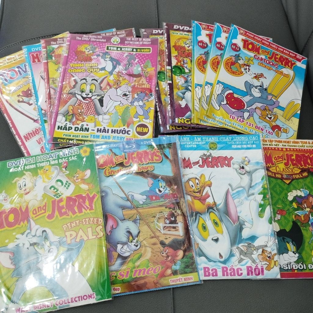 Đĩa Dvd hoạt hình tom and jerry