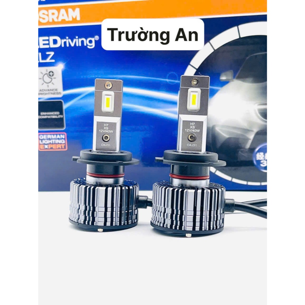 (TRƯỜNG AN CAR) Bóng Đèn LED OSRAM H7 40W Lắp Zin VF3 – VF5 | Siêu Sáng 6000K – Tản Nhiệt Nhôm