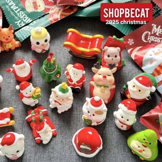  Túi 10 Đồ Chơi Giáng Sinh Mô Hình Noel 2025 Santa Người Tuyết Cây Thông Gấu Tuần Lộc Nhà Gỗ Vớ... 