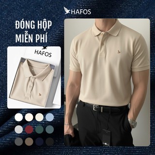    ĐÓNG HỘP MIỄN PHÍ    Áo Polo Nam HAFOS FALCON chất vải Smart Pique basic sang trọng chất vải đứng form cao cấp 