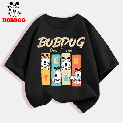 Áo thun bé trai BOBDOG áo cộc cho bé chất liệu cotton mềm mịn thoáng mát in hình dễ thương