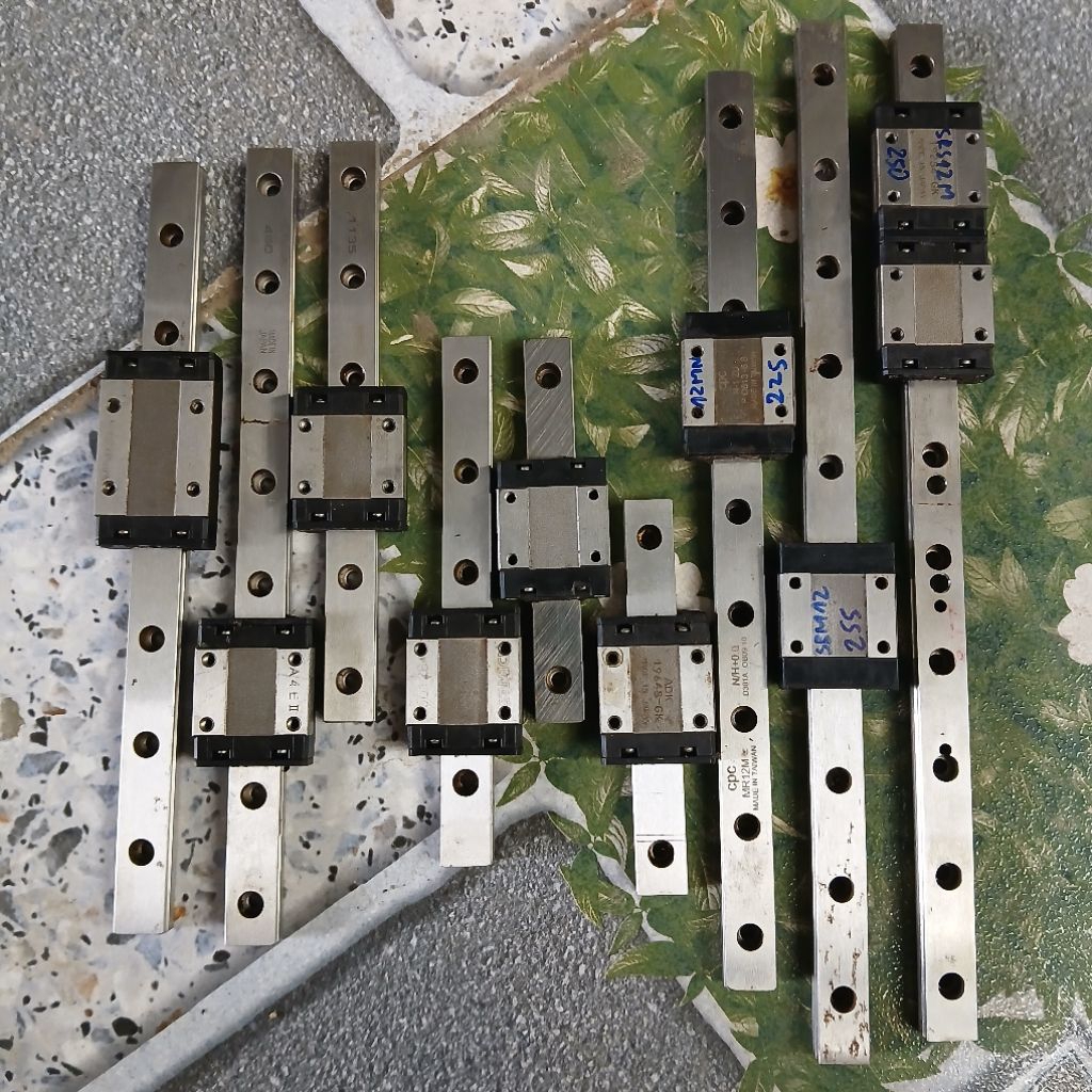 [bản 12] lẻ 1 thanh ray bản 12 THK HIWIN MGN12C kèm trượt chế in 3d laser draw mô hình giảng dạy giá