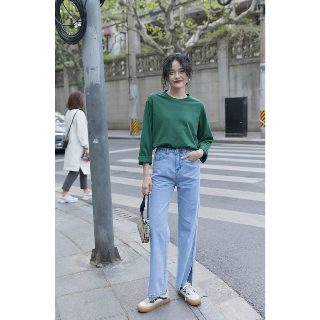 ÁO THUN BABYTEE  TAY DÀI TRƠN ĐỦ MÀU VẢI COTTON MỀM MỊN THOÁNG MÁT DỄ PHỐI ĐỒ BST26 Cổ Tròn | BigBuy360 - bigbuy360.vn