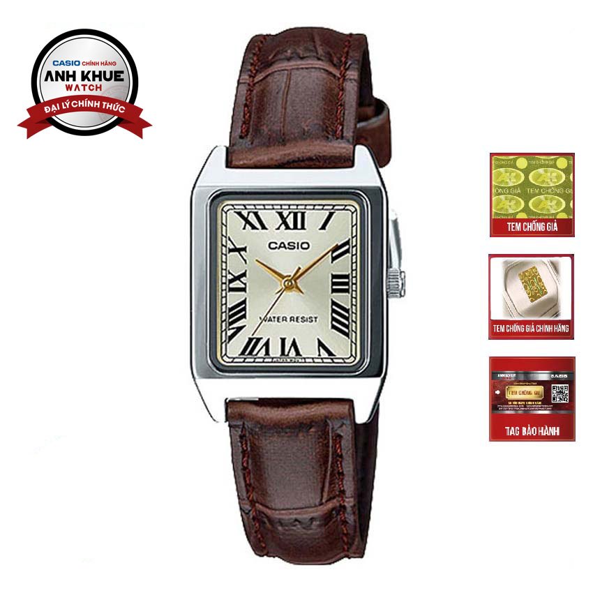 Đồng hồ nữ Casio LTP-V007L-9BUDF dây da