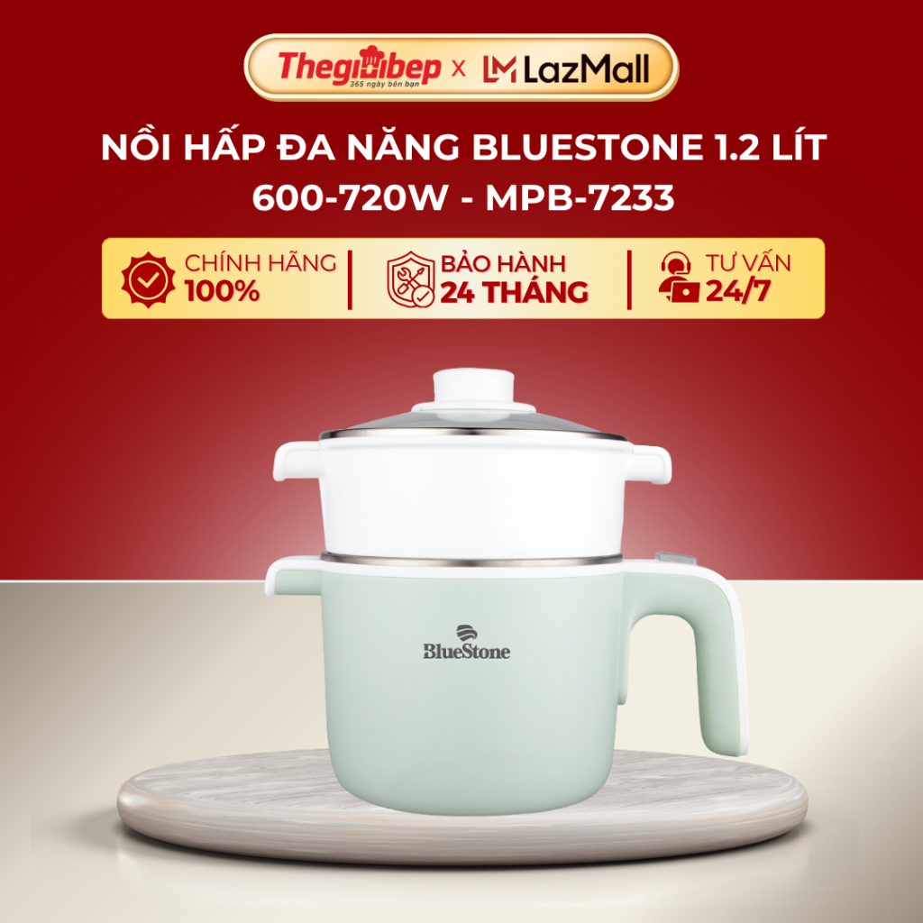 Nồi Điện Đa Năng BlueStone MPB-7233 1.2 Lít 600-720W