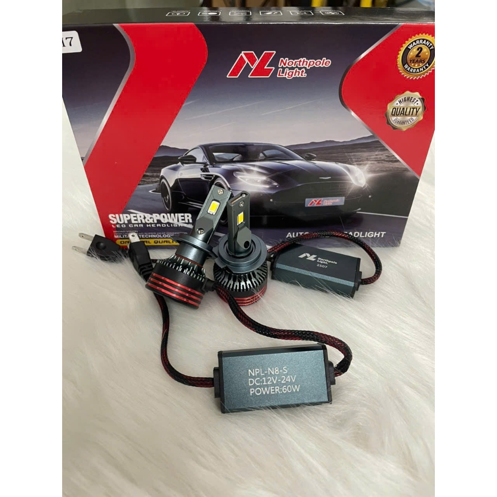 Đèn LED ô tô, xe máy N8S chế độ 3 màu mới nhất năm 2025