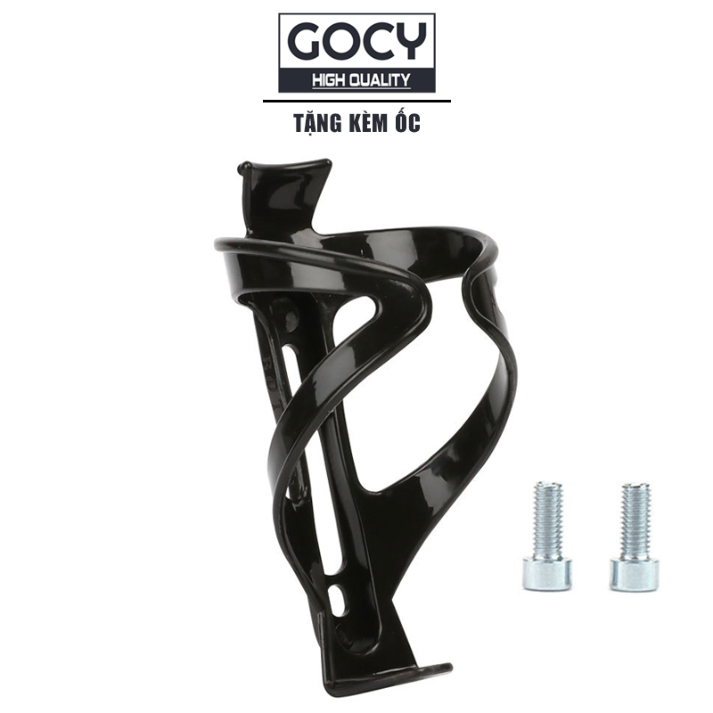 Giá đỡ gọng bình nước xe đạp thể thao nhựa dẻo chắc chắn bền bỉ (tặng kèm ốc)